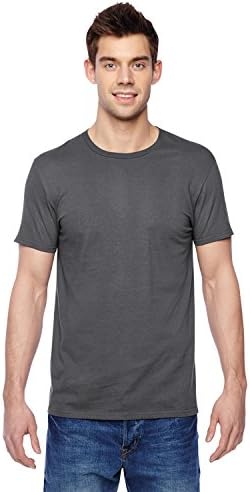 Fruit of the Loom Mens Cotton Jersey Crew T-Shirt Carbour Grey XL