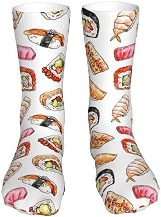 Žene Novelty Socks pohrane posada Sushi klasika Personalizirane čarape Sportske atletičke čarape, jedna veličina