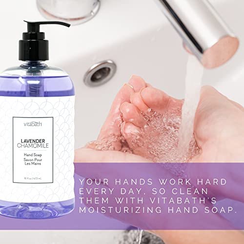 Vitabath lavanda kamilica sapun za čišćenje ruku hidratantno pranje za ruke s hranjivim aloe vitaminima i antioksidansima-bez okrutnosti