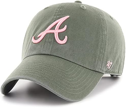 '47 MLB Moss Pink Clean Up Podesiva kapa za šešir, jedna veličina za odrasle