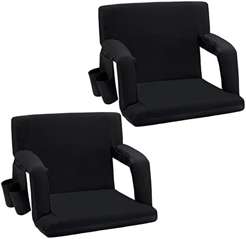 Avocahom Folding Stadium Seats-21 / 25inch Široki naslon za tribine stolice sa podrškom za leđa & amp ;naslon za ruke i podstavljeni