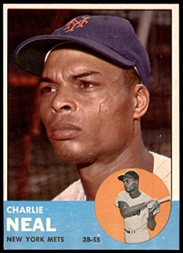 1963. Topps Baseball 511 Charley Neal TOUGH serija New York Mets Odlično