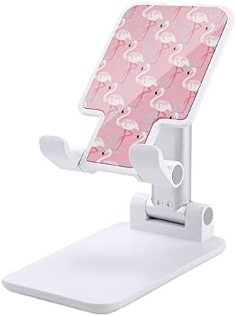 Pink flamingos sklopivi stalak za mobitel izdržljiv postolje Podesivi ugao Visina Kontejla za telefon za stol za stol