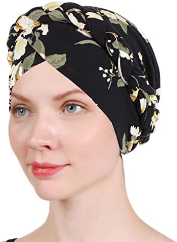 1 paket / 2 pakovanja Ženska turban upletena perla pletenica hemijska hemijska čelika za maharke za kosu