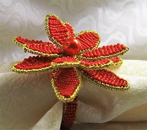 Xjjzs party dekoracije za zabavu 10 komada prstena od salvete staklene ručnike sa salvetom