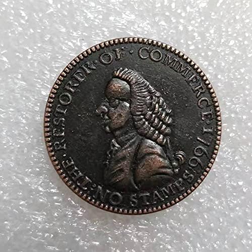Zanati 1766 Irska kovanica Komborativna kovanica 1488Coin Kolekcionarska kovanica