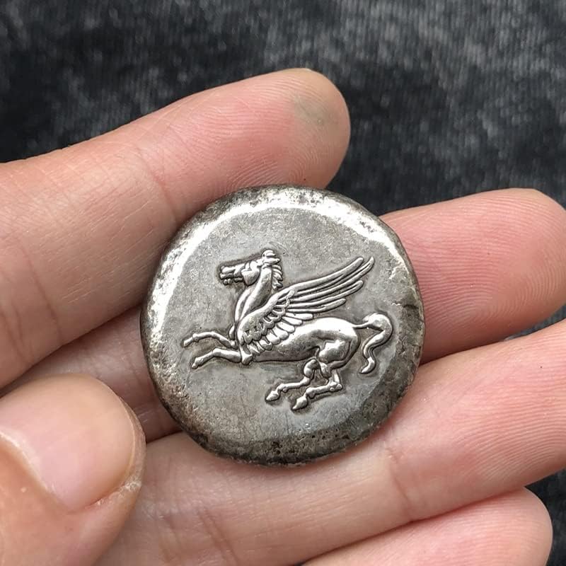 Grčki novčići mesingani srebrni antički zanati inozemni kovanice nepravilne veličine tipa 38