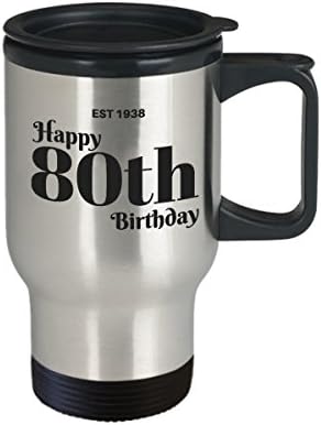 EST 1938 Happy 80. rođendan putnički poklon ideja