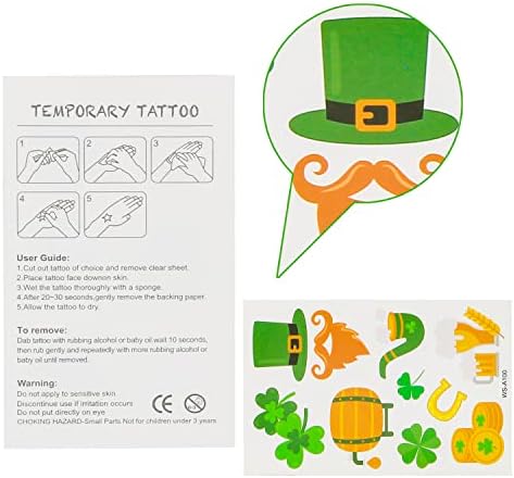 20kom Dan Svetog Patrika / Uskršnja zabava favorizira dodatke, 10 pakovanja ukrasa za Irske zabave Happy Saint Patrick i 10 pakovanja