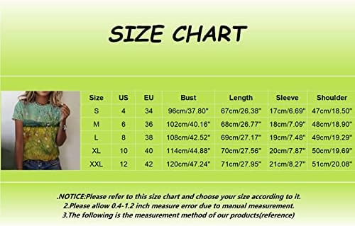 Ljetni vrhovi za žene 2023 majica Ljetni kratki rukav Slatke grafičke labave težene vrhove ženskih atletskih habanja