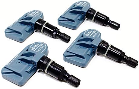 ITM set od 4 08017DXS 433MHz TPMS senzori tlaka u gumama zamjenjuje oe Nissan 40700-EZ00A W / sjaj crni ili matte crni aluminijumske