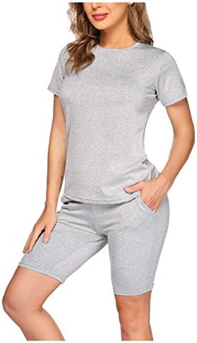 Outfits Majica Ženske kratke hlače TrackSit Jogger Sport Set 2 Komadi za vježbanje Dressy Pant odijela za vjenčanje za žene