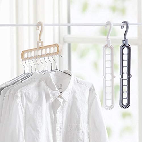 LOOW Hanger Multi-Port podrška krug krpom vješalica za odjeću stalak za sušenje odjeće multifunkcionalni plastični šal vješalice za