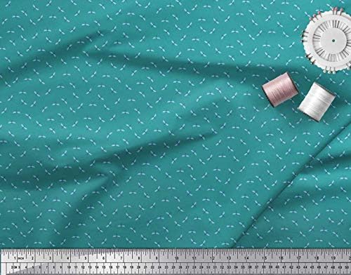 Soimoi pamuk Jersey tkanina Dot & amp ;Dragonfly Shirting Print šivanje tkanina Dvorište 58 inčni širok