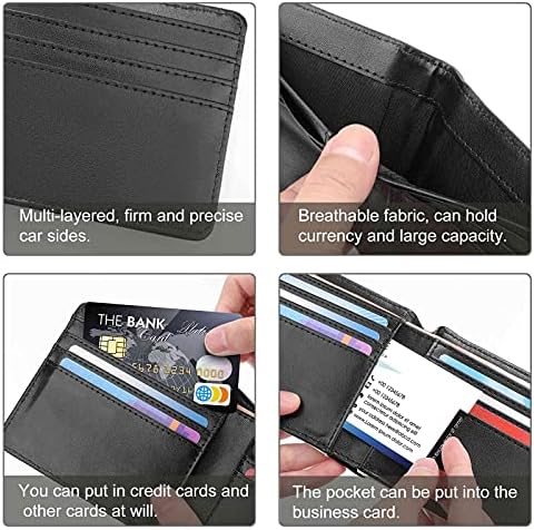 FunnyStar Američki Pit Bull držač za novčanik sa kopčom za novac sa džepom za gotovinske račune i 8 džepova za kreditne kartice