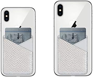 Arlgseln ljepljivo držač telefona Glitter torbica, luksuzni zmijski uzorak uzorka za kreditnu karticu džepni nosač s rukavom za iPhone