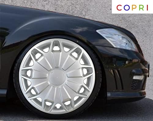 Coprit set poklopca od 4 kotača 16 inčni Srebrni čvorište Snap-On Fits Volkswagen VW