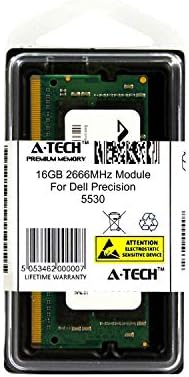 A-TECH 16GB modul za Dell Precision 5530 prijenosnog računala i prijenosnog računala kompatibilna DDR4 2666MHz memorijska RAM-a