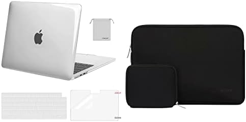 MOSISO kompatibilan sa MacBook Air futrolom od 13,6 inča 2022 A2681 M2, neoprenska torba sa malom futrolom& Plastična Tvrda futrola&