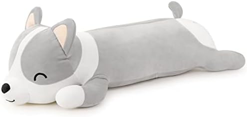 Miaohaha 120cm plišana duga Corgi igračka slatka meka punjena životinja Corgi lutka djeca plišana igračka jastuk poklon za djecu i