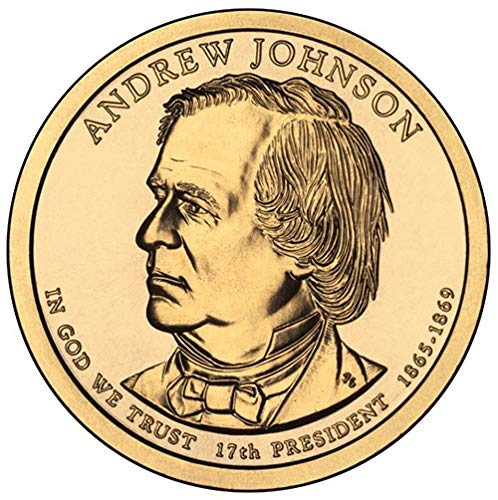 2011 P Pozivi A BU Andrew Johnson Predsjednički dolar izbora Nepričlučeno američko metvica
