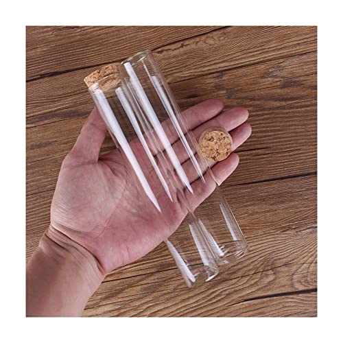 24pcs Clear Glass Test Tube boce sa plutarskim čepom za želja Boce Boce Boce, 25ml