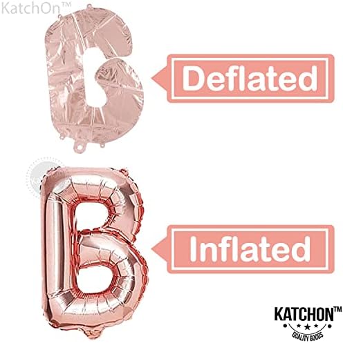 KatchOn, Baloni za mladenke Set od ružičastog zlata - 16 inča, pakovanje od 15 komada | Baloni za mladenke, baloni od lateksa za dekoracije