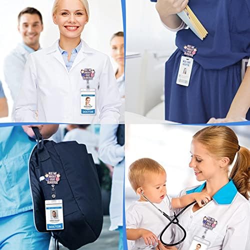 Plifal značka držač koluta uvlačenje sa ID klipom za Nurse Nursing Name Tag kartica slatka smiješna rad i dostava NICU OB pedijatrijska