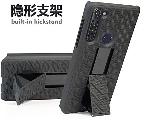 Igooke Motorola Moto G Stylus futrola za holster, Combo Shell & Super Slim Case W / ugrađeni Kickstand i okretni remen oklopni oklopni