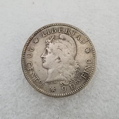 Starinski zanat Južna Afrika 1881 Mesing srebrni pribor u srebrnoj dolar Srebrni krug br. 2171
