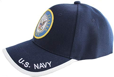 Puna plava kapa sa logotipom američke mornarice