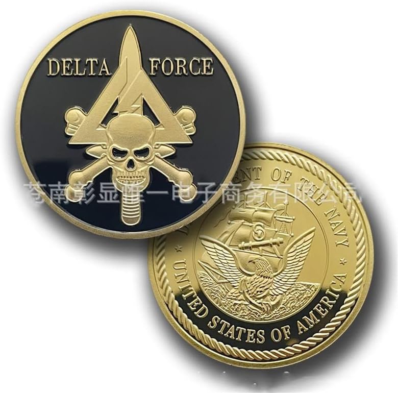 Brodovi rijetke američke vojne medalje Marine Corps Coin Challenge Tvrdi lubanji novčić American Eagle Gold Coins kolekcionarski