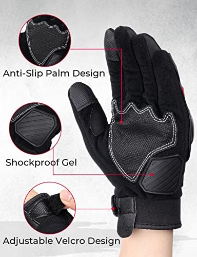 kemimoto motociklističke rukavice za muškarce, rukavice za vožnju sa ekranom osetljivim na dodir sa čvrstim zglobom za sportove na