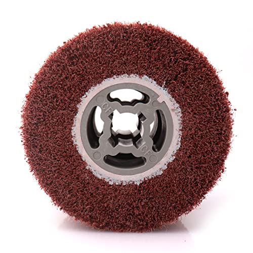 LWCUSNJ kotač za sakupljanje, 1pc 120 zaklopka kotača netkana žica abrazivni crtanje poliranje kotača za površinu od nehrđajućeg