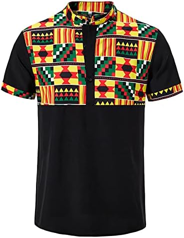 WenKomg1 Muška majica s kratkim rukavima Afričke sitnice Spring Summer Tee majice Crewneck Dukserice L0323