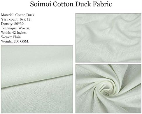 Soimoi Cotton Canvas Fabric Diamond & amp; Cross znak Shirting Print Fabric by the Yard 42 Inch Wide
