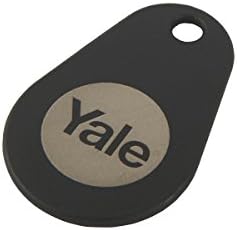 Yale P-YD-01-CON-RFIDT-BL Smart Door Lock Ključ oznake, Crna, 2 Count