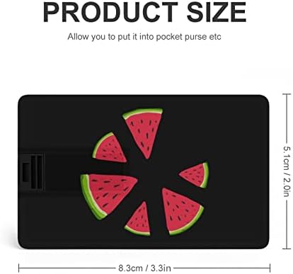 Watermelon USB Flash Drive Dizajn kreditne kartice USB Flash Drive Personalizirana memorijska tipka 64g