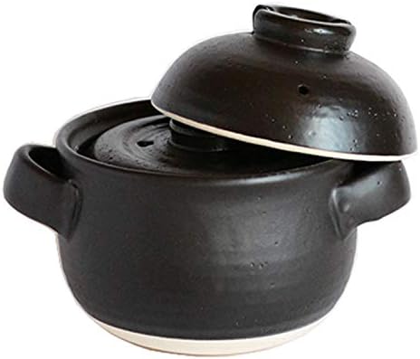 佐治陶器 banko ware unutrašnji poklopac štednjaka, 5 šoljica, Crni Shizuku lonac za pirinač, 5合