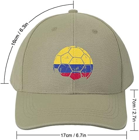 Kolumbijska Zastava nogometna bejzbol kapa Podesiva Tata šešir Trucker šešir za muškarce žene