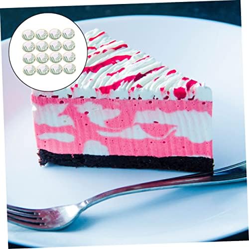 Abaodam 25pcs cupcake papir za papir okrugli posluživanje kolačja za torte kičice Party snabdeva prehrambena ploča ploča ploče papirna