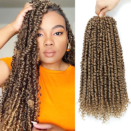 Passion Twist Hair 14 Inch 9 paketa Pretpletena strast Twist Heklana kosa za crne žene plava Heklana strast Twist kosa Pre petlja