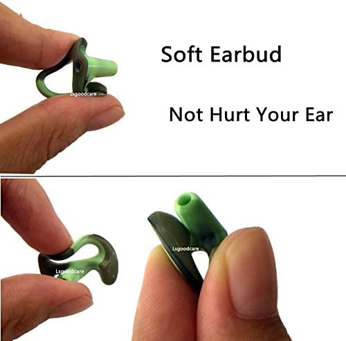 Dvo način Radio ušna kalup zamenski ušni pubnik, LSGoodcare 3 pari silikonska ušima za lijevu desnu ušom kompatibilna za Motorola