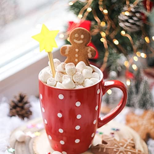 1 Set Božićni set srebrnog posuđa kašika viljuška od nerđajućeg čelika Božić zvijezda kafa sladoled kašika voćna viljuška Desert kašičice