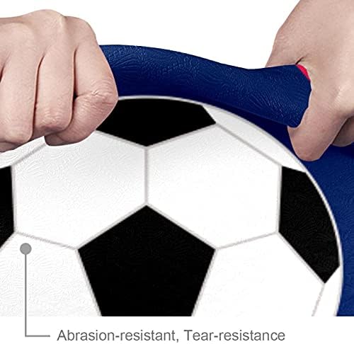 Siebzeh uzorak Svjetskog kupa u fudbalu Premium debela prostirka za jogu Eco Friendly Rubber Health & amp; fitnes neklizajuća prostirka