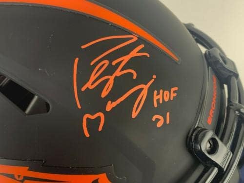 Peyton Manning potpisao HOF 21 Eclipse Alternativna brzina autentične kacige NFL kacige sa fanatičnim autogramom