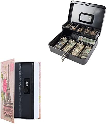 KYODOLED diversion Book Sef sa kombinovanom bravom, kutija za skrivanje novca,sigurna tajna skrivena metalna kutija za zaključavanje,kutija
