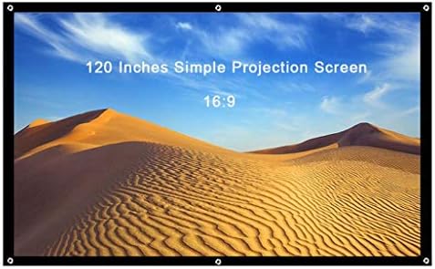 YTYZC 120 inča 16: 9 zaslon za projektor prenosiv projektor sklopivi projekcijski ekran prednje stražnji stražnji stražnji stražnji