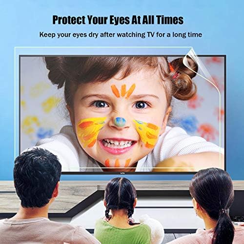 Aizyr Anti Blue Light zaštitni Film za TV Monitor od 32-75 inča, Filter protiv odsjaja smanjuje zamor očiju zaštita za oči - sprečava višekratnu upotrebu, 65 u 1429 X 804mm