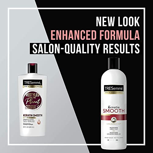 TRESemme set šampona i regeneratora, Keratin Smooth - Anti Frizz Proizvodi za kosu sa keratinskim proteinima, promoviše glatku glatku